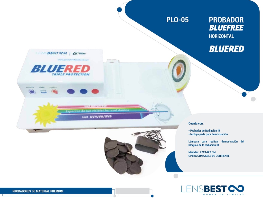LÁMPARA SENCILLA BLUE RED